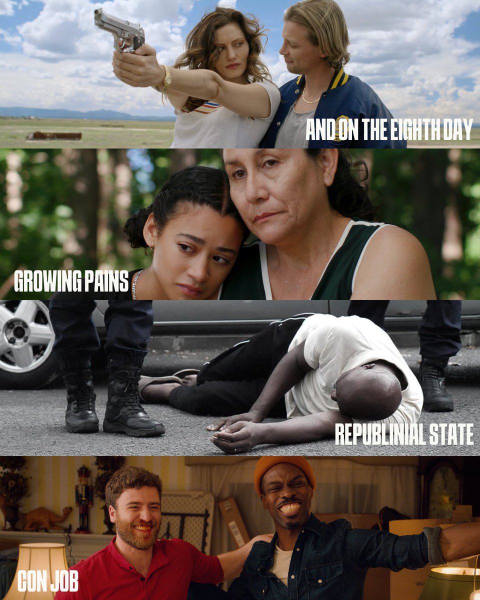 chelseafilm's tweet photo. 🎉CELEBRATE Indie Film at @chelseafilm on FRIDAY, 10/18!

🎟️ Get tickets TODAY: https://t.co/WzR59GjA2n
 
⭐️ AND ON THE EIGHTH DAY by Alexandra Chando
⭐️ GROWING PAINS by Catherine Argyrople
⭐️ REPUBLINIAL STATE by David Para Serrano
⭐️ CON JOB by Ian Niles

#chelseafilmfestival https://t.co/yFw0A0N0zP
