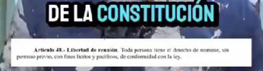 Señora ministrO de <a href="/MinInteriorRD/">Ministerio de Interior y Policía RD</a> <a href="/FarideRaful/">Faride Raful</a>. Esos derechos que nos da el articulo 48 de la Constitución, que podemos marchar SIN NINGUN PERMISO, fue el mismo que por mas de una semana los mantuvieron a ustedes en esa misma plaza, que finalmente los llevó al poder y hoy están