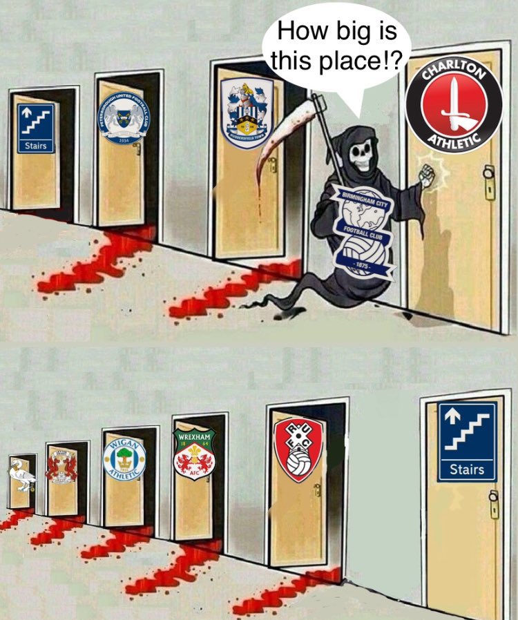 Parody Charlton Athletic tweet media