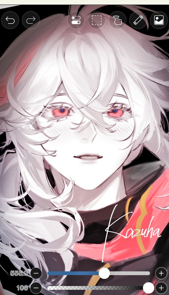 #Kazuha rkgk 
It's been a while since I drew him😞