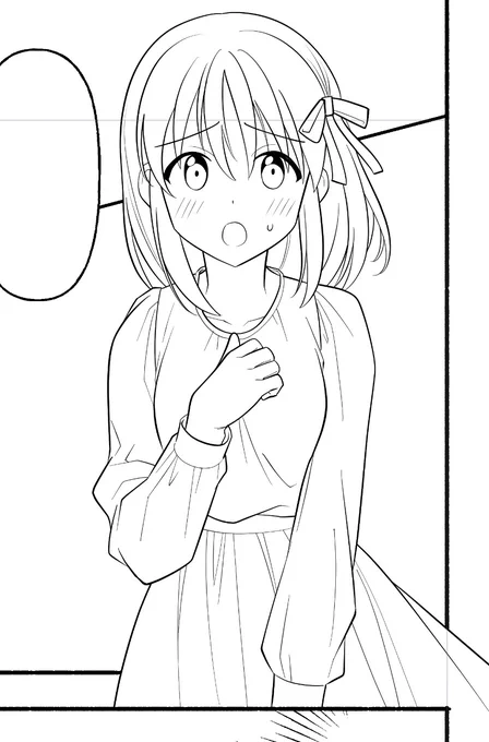 サンプルページにする予定の🎀たや、可愛く描けてるんじゃないでしょうか(ハイパー自画自賛タイム) 