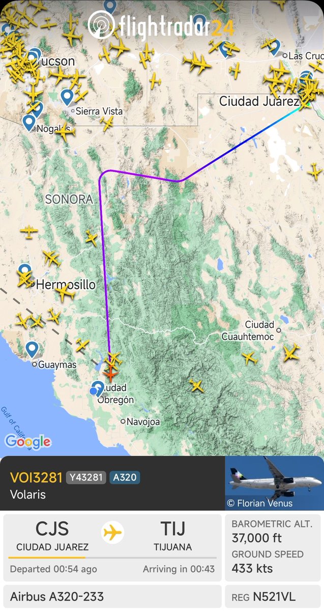 Poco fuera de ruta al parecer..... <a href="/viajaVolaris/">Volaris</a>