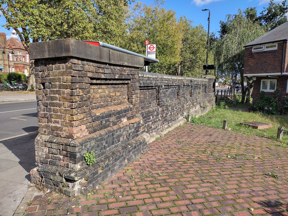 Victorian walls like this one on West Green Road - remnants of railway bridges or similar, does anyone have more info?