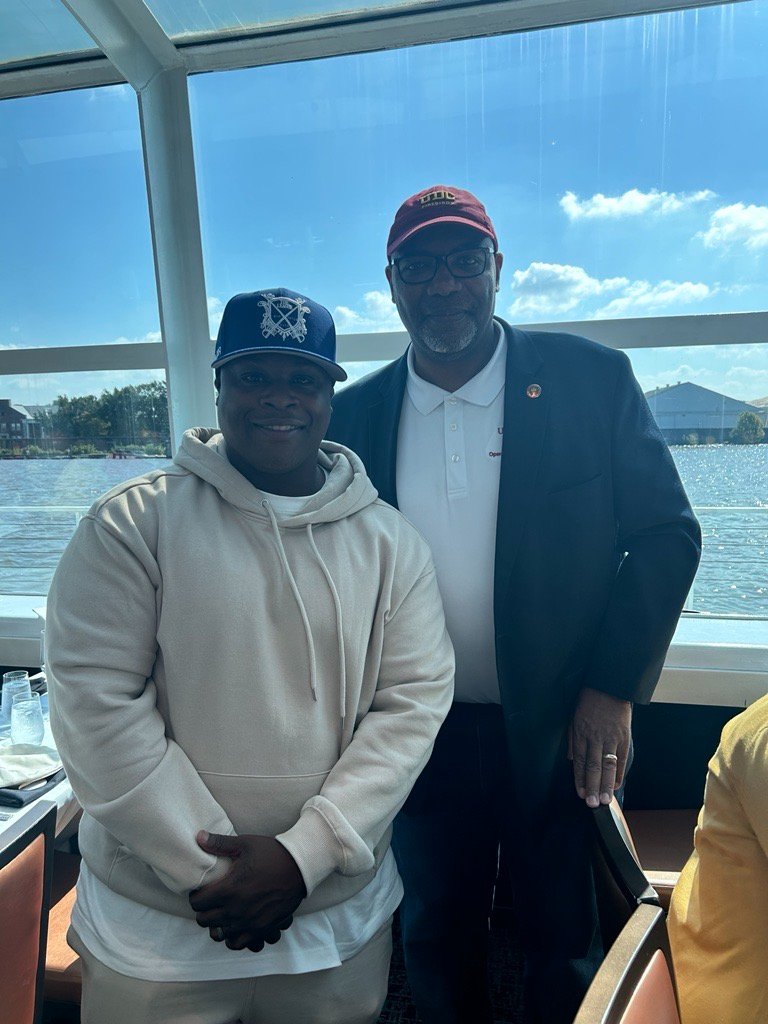 Great day for Anacostia Coordinating Council’s 31st Annual Brunch Cruise! It was great connecting with UDC alum Tony Lewis Jr.