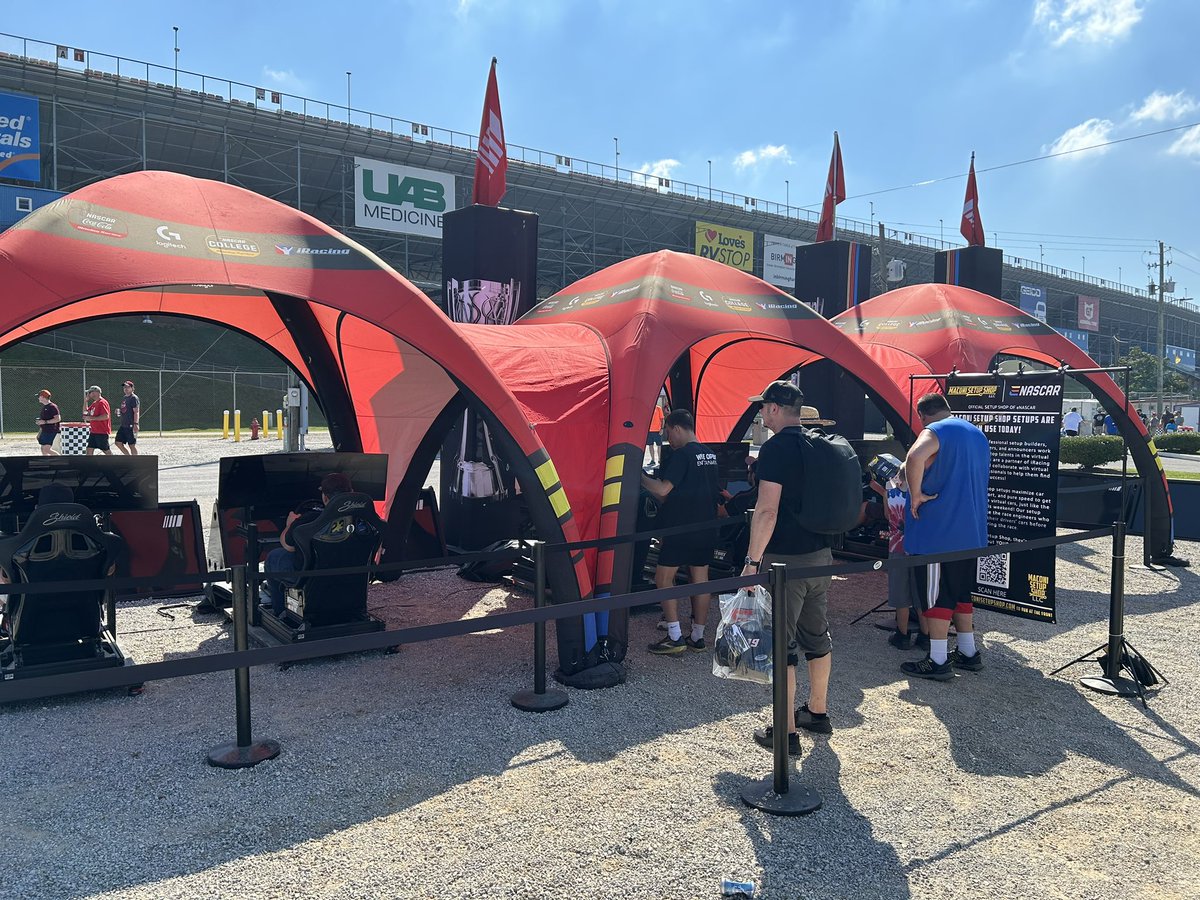 Anyone beating a 54.323 at Talladega today?

The <a href="/MaconiSetupShop/">Maconi Setup Shop LLC</a> sim rigs are at the NASCAR Fan Experience all weekend, be sure to check them out!