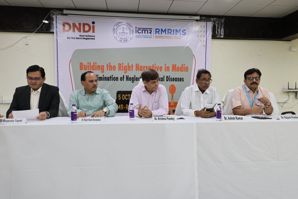 drskavita's tweet image. Nothing should be lost in translation or otherwise. With this agenda on mind, @DNDi and @rmrims brought together scientists and journalists to build the right media narratives for elimination of #NTDs in our #media workshop in Patna today. 

Thanks to all who made it possible.