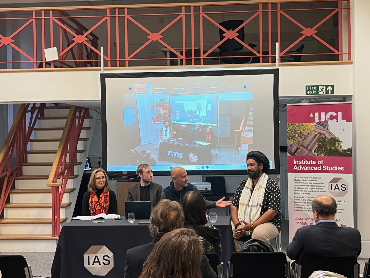 At the <a href="/UCL_IAS/">UCL IAS @ucl-ias.bsky.social</a> Book Launch of 'Contemporary Afro-Brazilian Short Fiction', a <a href="/UCLpress/">UCL Press</a> bilingual anthology edited by Ana Cláudia Suriani da Silva (UCL), Julio Ludemir (Flup), and Maria Aparecida Andrade Salgueiro (UERJ). <a href="/UCLSELCS/">UCL SELCS/CMII</a> #pretoguês #translation