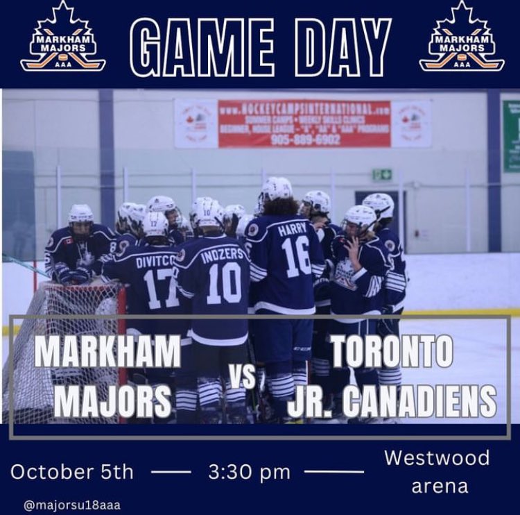 2024-25 GTHL U18 regular season kicks off today!