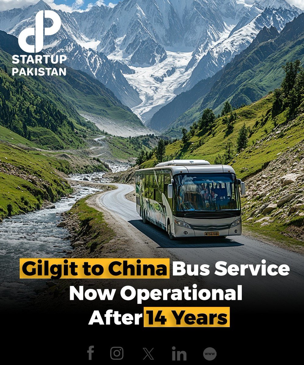 PakStartup's tweet image. The Northern Areas Transport Corporation (NATCO) has received approval from the federal ministry of communications to resume its bus service between Gilgit to China, after a 14-years. 

#NATCO #GilgitKashgar #CrossBorderTransport #CPEC #Tourism #Trade