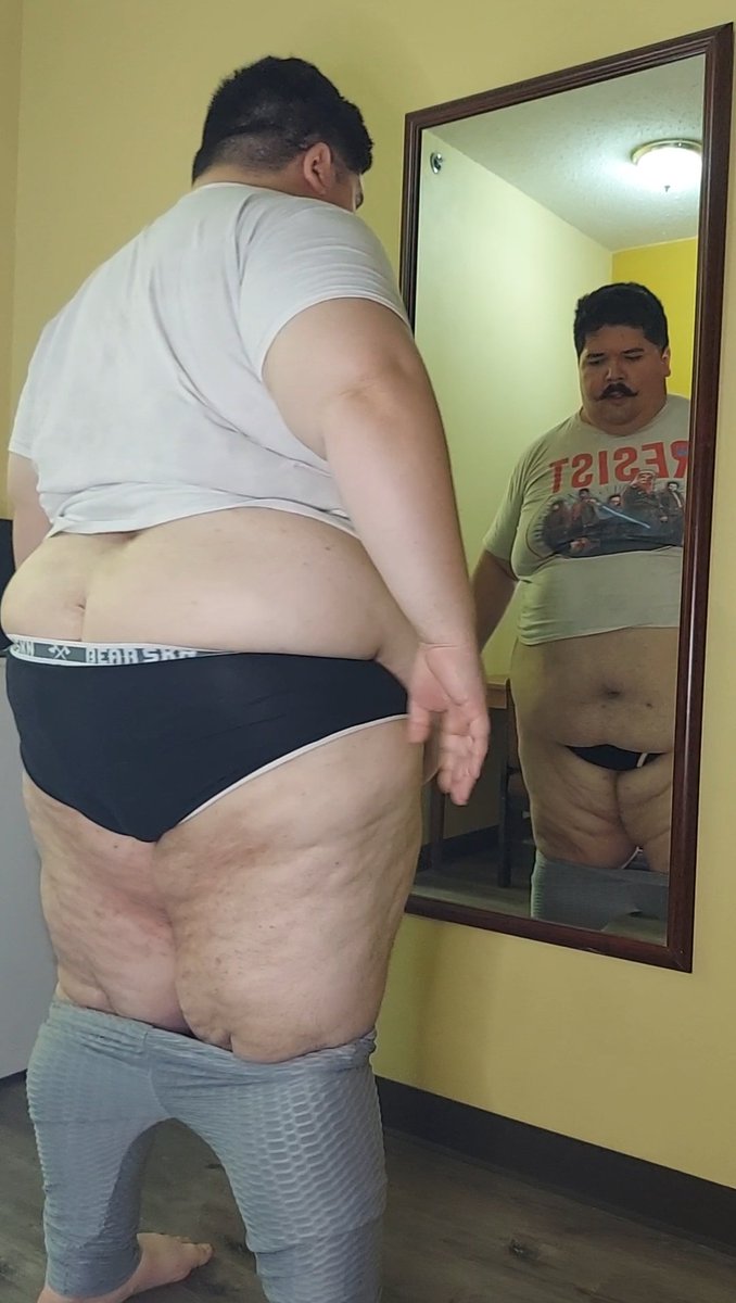 Trying on some old clothes