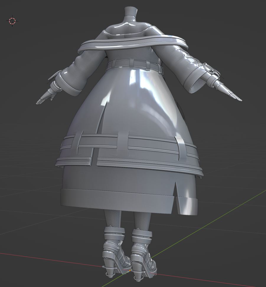 Been in awhile since I posted an update on my current project. Everything is almost finished and modeled! Anyone like a augmented undercover police officer? Cant wait to see this in #VRChat and will be planned to be released on #booth_pm.

Hope you all enjoy! 💜💜