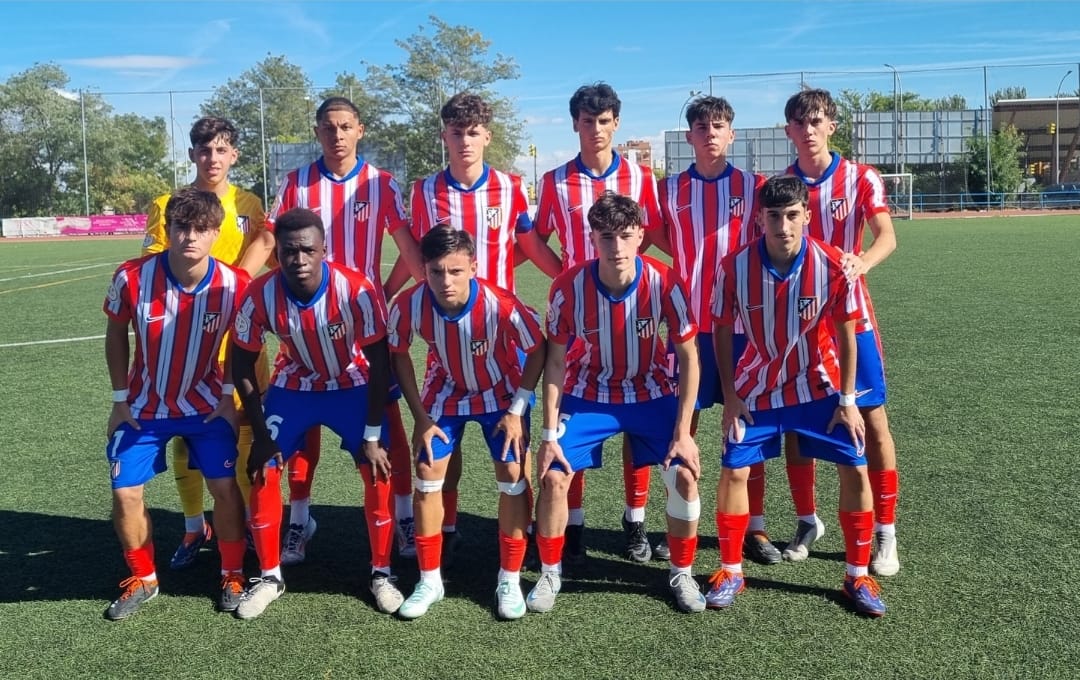 AtletiAcademia's tweet photo. NACIONAL JUVENIL 

Parla Escuela Fair Play A 0-2 Atlético de Madrid Juvenil B 

⚽Brayan y Cubo. https://t.co/UfmQgFBy3F
