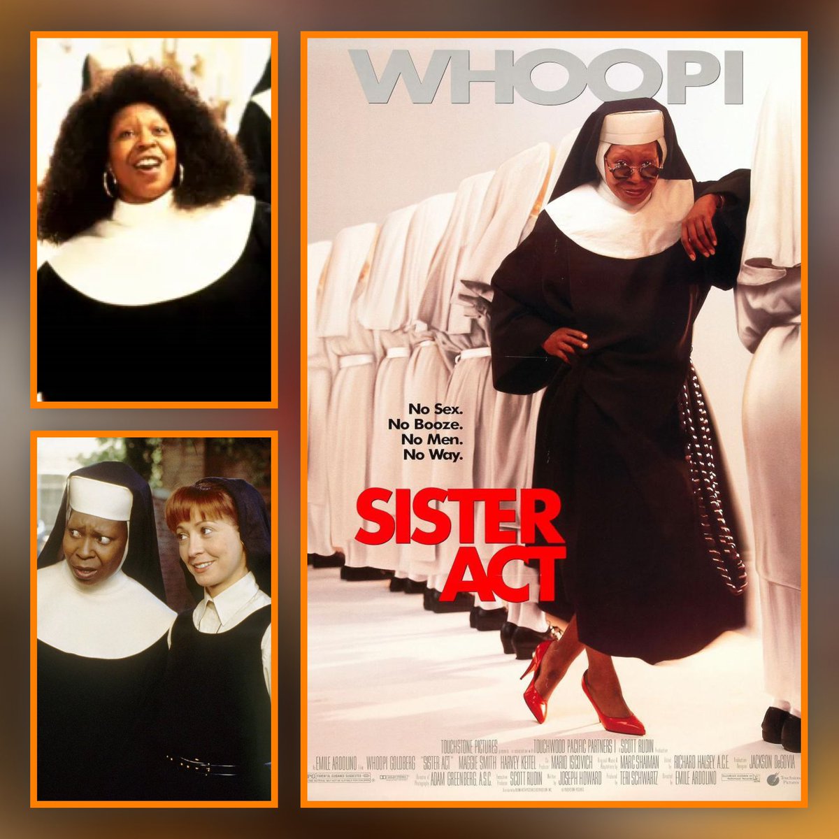 Esta tarde nos vamos hasta 1992 con Sister Act -subtitulada Una Monja de Cuidado en España porque podemos 🤣🤣🤣-, simpática comedia con #WhoopiGoldberg, #HarveyKeitel y #MaggieSmith. La tenéis en Disney+

#Los90 #SábadoCinéfilo #Películas #Comedias #BuenRolllete #TardesDeCine