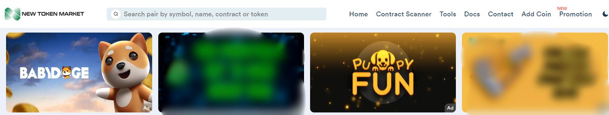 BabyDoge &amp; puppy.fun ads are live on ntm.ai <a href="/listingntm/">Listing | NTM.ai</a> 🙌
