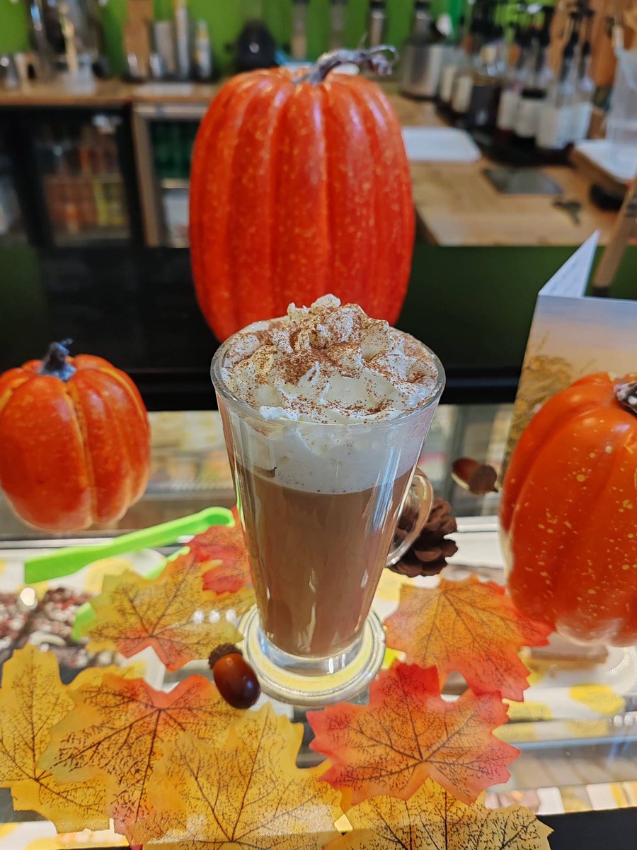 Ready for autumn? 
As the leaves are changing so is our menu. Try our pumpkin latte for a taste of the spooky season.
