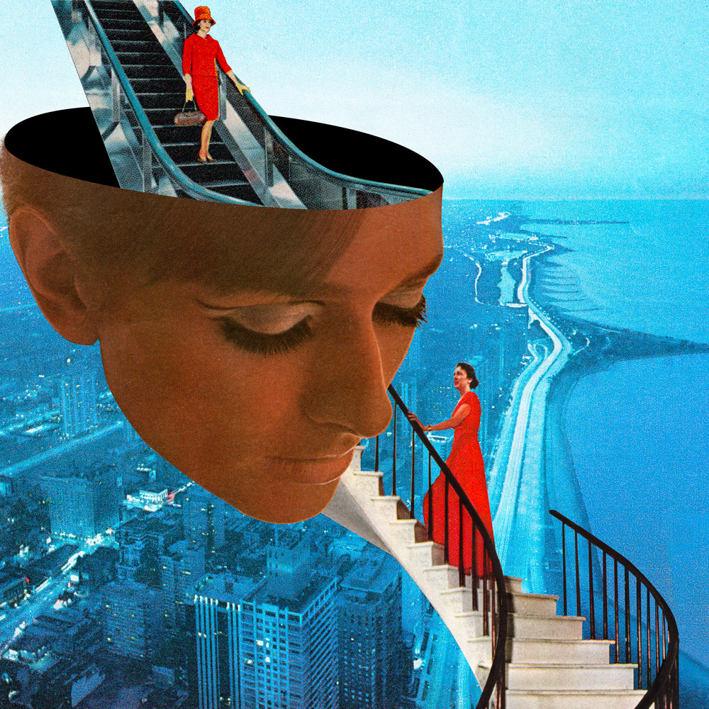 JoanSeedStudio's tweet photo. Escalator Fascinator ๐ขโ๏ธxJS
#JoanSeed #GrowsAnywhere #acrophobiaโ #MontrealArtist #emergingartist #tastemontreal #conceptartist #digitalart #vintagestyle #surrealart #graphicart #contemporaryartcollectors #contemporaryartcollector #contemporaryartist #positivemindsโ https://t.co/ZfJASWJezz