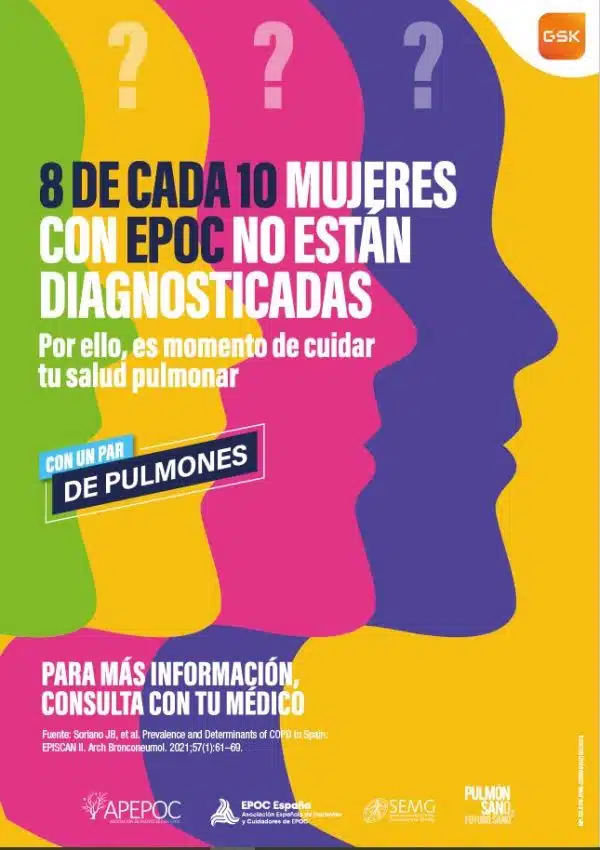 👩🏼‍⚕️ Ocho de cada diez mujeres con #EPOC aún no han recibido un diagnóstico correcto 

❌ El retraso en el diagnóstico sigue siendo una preocupación significativa para el bienestar de las #pacientes

🌐 i.mtr.cool/cfrdedvout