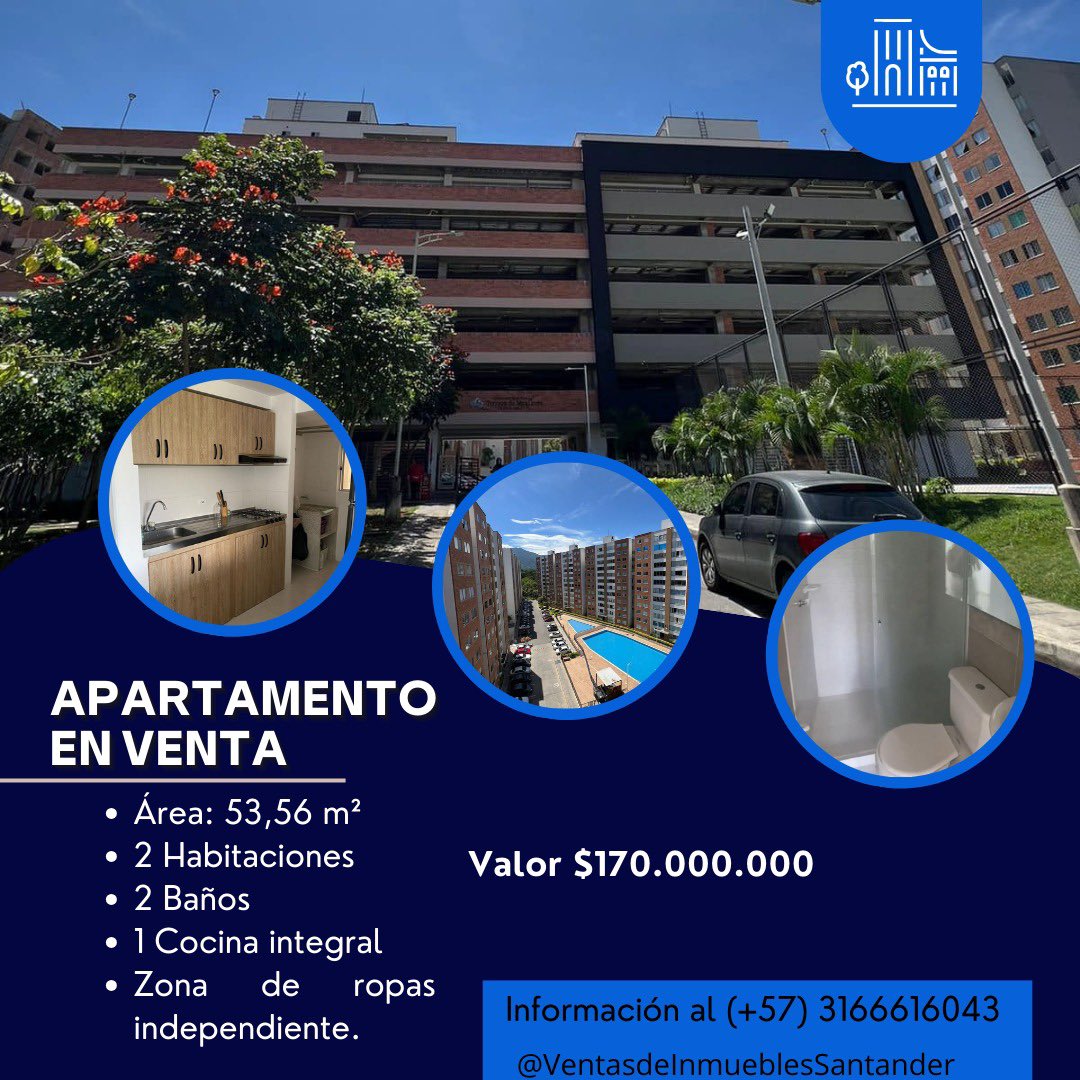 📞 ¡No pierdas esta oportunidad!
Para más información, comunícate al 316 661 6043. #InmueblesBucaramanga
#VentaDeApartamentos
#InversiónInmobiliaria
#ApartamentoEnVenta
#OportunidadDeInversión
#ViviendaEnBucaramanga
#InmueblesSantander
#TuHogarIdeal
#ViviendaNueva