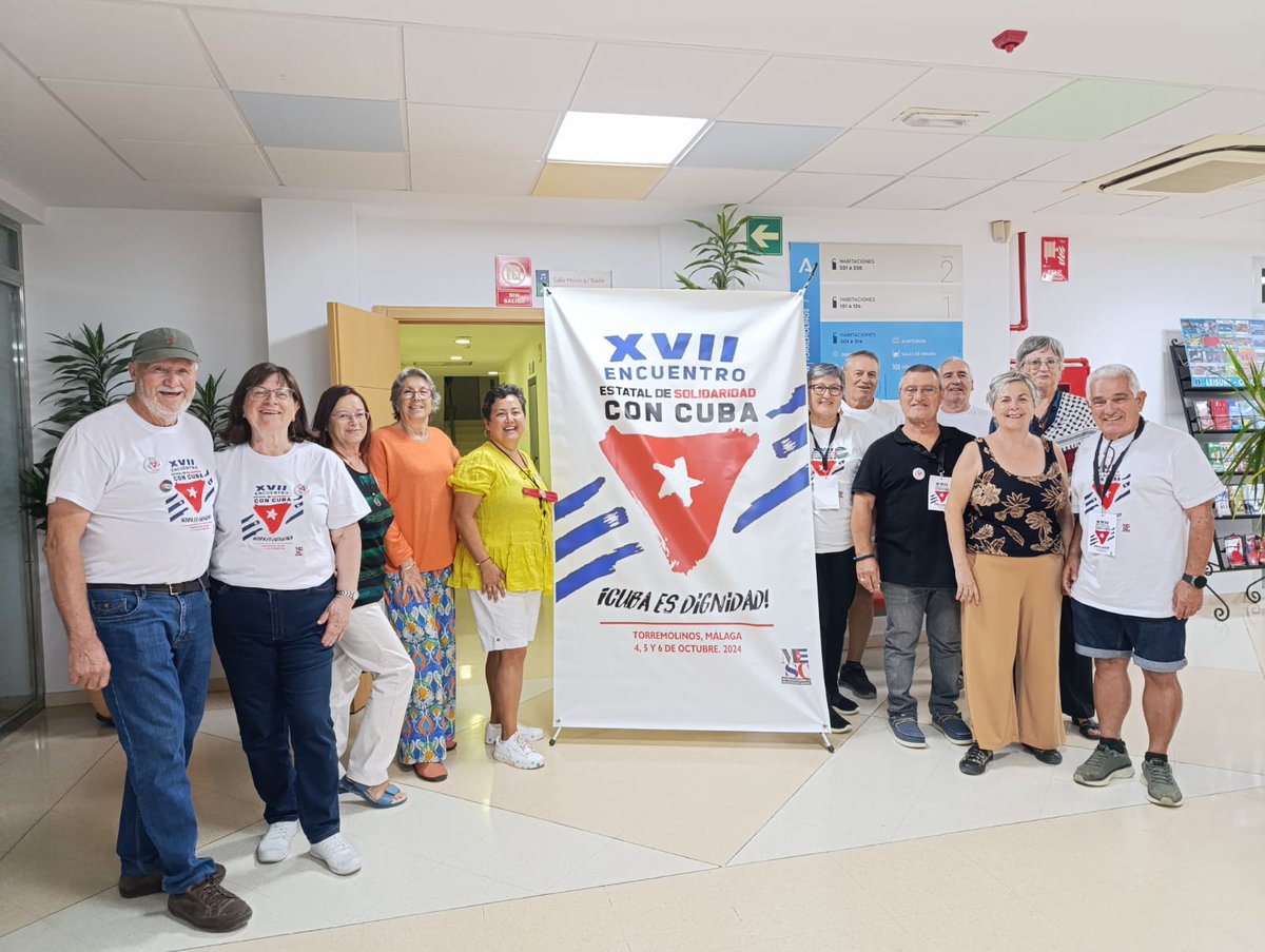 Nuestro compromiso intacto, aquí estamos, presentes y solidarios, siempre! Que viva la solidaridad internacionalista! Viva #DefensemCuba!