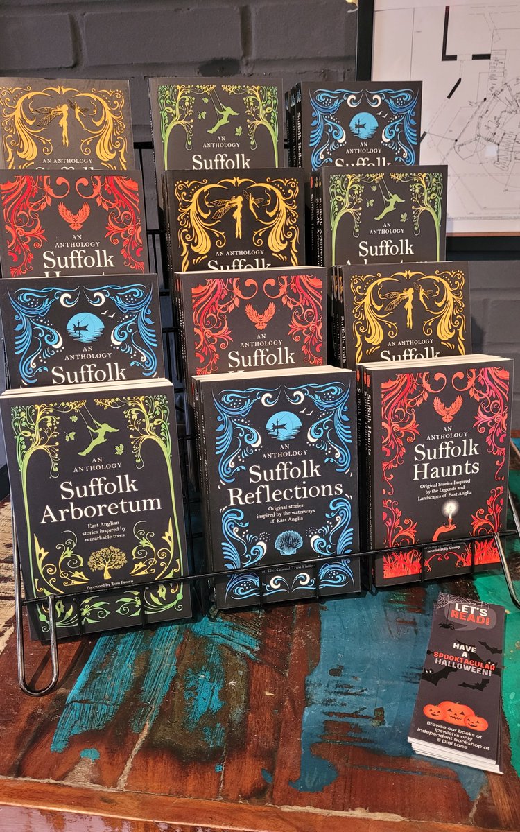 UOSEnglish's tweet photo. A spooktacular time at @WolseyWriters talking about ghost stories, #MRJames and our new anthology! π― Special thanks to #DialLaneBooks, the fantastic writers and the wonderful @katiewardwriter for organising π€π» @UniofSuffolk #SuffolkHaunts2024 https://t.co/icIBGRnDpl https://t.co/OhClg4dPKj