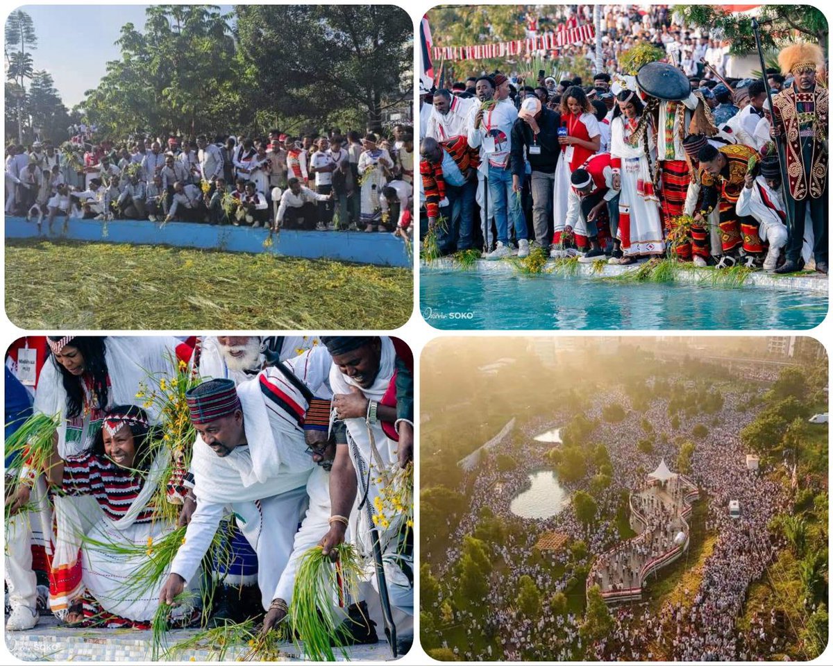 AdanechAbiebie's tweet photo. የሆረ ፊንፊኔ ኢሬቻ በዓል እሴቱን ጠብቆ በደማቅ ሁኔታ ተከብሮ ተጠናቋል።
ለዚህም ከሁሉ በላይ የረዳንን ፈጣሪ እናመሰግናለን!
ውድ በዓሉን ለማክበር የታደማችሁ አባገዳዎች፣ ሃደ ሲንቄዎች፣ የኢትዮጵያ ብሄሮችና ብሄረሰቦች፣ የከተማችን ነዋሪዎች በድጋሚ የሰላም እና ፍቅር መገለጫ፤ የአብሮነት እሴት ገመድ ለሆነው የሆረ ፊንፊኔ ኢሬቻ በዓል ደማቅ አከባበር እና ስኬት እንኳን ደስ አላችሁ።
ለዚህ ክብረ በዓል መሳካት የበኩላችሁን አስተዋፅኦ ያደረጋችሁ የከተማችን ነዋሪዎች፤ የሰላም እና ፀጥታ አካላት፤ ወጣቶች፤ የሰላም ሰራዊት አባላት፤ የሚዲያ አካላት፤ የጤና ባለሙያዎች፤ በጎ ፈቃደኛ ወጣቶች፤ የሆቴል ኢንዱስትሪው ባለ ሀብቶች፣ ሞያተኞች እና ሰራተኞች፤ የኦሮሚያ ክልል እና የአዲስአበባ አመራሮች፤ በአጠቃላይ በዓሉ በከፍተኛ ጥራትና ደረጃ እንዲከበር የድርሻችሁን የተወጣችሁ አካላት በሙሉ በከተማ አስተዳደሩ ስም ላመሰግናችሁ እወዳለሁ።
የከተማችን ነዋሪዎች እንግዶችን እንኳን አደረሳችሁ እያሉ በማስተናገድ አክብሮታቸዉን፣ ደስታቸውን በመግለጽ የወንድማማችነት ፍቅርን አሳይተዋል።
ሆረ ፊንፊኔ ኢሬቻ በዓል በሚሊዮኖች የማቆጠር በርካታ ህዝብ የሚታደምበት በመሆኑ በሆቴሎች ሊስተናግዱ ያልቻሉትን ድንኳን ደኩናችሁ ያስተናገዳችሁ የከተማችን ነዋሪዎች የአብሮነት እና የሰላም እሴት ግንባታን ያሳየ ስራ ሰርታችሁልና ሁላችሁንም በድጋሚ እናመሰግናለን።
የአደባባይ ክብረ በአላትእና ኩነቶች ለህዝቦች ወንድማማችት መጠናከር፤ ለከተማችን ገፅታ ግንባታ፤ የኢኮኖሚ መነቃቃት እና የቱሪዝም ኢንዱስትሪው እድገት ያለውን አስተዋፅኑ በመገዘብ በኢትዮጲያዊ ጨዋነት ማስተናገዳችንን እንቀጥላለን።
በድጋሚ እንኳን አደረሳችሁ !
ፈጣሪ ኢትዮጵያንና ህዝቦቿን ይባርክ
Irreechi Hora Finfinnee Haala duudhaa isaa egeen Kabajamee Xumuramee Jira.
Galanni guddaan waaqa nu hofkalcheef yaata’u!
Milkii ayyaana kanaatiif qaamoleen gahee isinirraa eegamu taphattan keessattuu Abbootiin Gadaa, Haawwan Siinqee, Foolleewwan, Qeerroo fi Qarreewwan, hirmaattonni ayyaanichaa hundumti keessan, jiraattotni magaalaa Finfinnee, qaamoleen nageenyaa, hoggansi mootummaa naannoo Oromiyaa fi magaalaa Finfinnee, tola ooltonni, qaamoleen miidiyaa, ogeessonni fayyaa, abbootiin qabeenyaa hoteelotaa fi hojjettootni achi keessa hojjetan, wolumaagalatti qaamolee ayyaanichi sadarkaa olaanaan akka gaggeeffamu tumsitan martinuu maqaa kootii fi maqaa bulchiinsa magaalichaatiin isin galateeffadha.
Finfinneen sadarkaalee addunyaalessaa, Ardii fi biyyoolessaatti keessummoota ishee jaalalaa fi tajaajila gaariidhaan simachuu yeroorraa gara yerootti fooyyeffataa dhuftee jirti. Isinis hirmaattonni Irreecha Hora Finfinnee tajaajila argattanitti gammachuu olaanaa qabaachuu keessan garaa guutuudhaan nuuf ibsitanii jirtu. Nutis yaada keessaniif guddaa isin galateeffanna.
Errechi “Hora Finfinnee” kan jiratonni magalaa qofatti ti hirmata osoo hintaane ummanni miliyonotan Lakka‘aman magaalichaan nannoo oroomiyaa fi naannolee adda adda irraa akka Dumas biyyota alaa irra kan itti hirmatan waan ta’eef humna hotelota ol kan ta’eedha.
Kanafuu,jiraattotni magaalaa keenyaa dunkana dhabuudhan kessumessaa jiran.
Walumagalatti faayidaa ayyaanonni akkanaa qaban hubachuun karaa obollumaa ,maqaa gaarii magaalaa keenyaa madaaluun waan nurraa eeggamu baanee jirra; fuulduraafis magaalaan keenya haaluma kanaan qulqullina ishii eeggattee, tajaajila ammayya'aa kennuu irratti cimsinee hojjachaa jirra.
Ammas irra deebi'een isin galateeffadha.
Waaqayyo Itoophiyaa fi uummatashee yaa eebbisu!