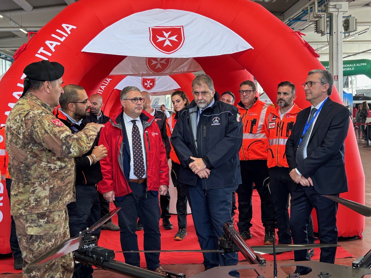 Visita al padiglione CISOM del capo <a href="/DPCgov/">Dipartimento Protezione Civile</a> Fabio Ciciliano al Reas 2024, il salone Internazionale dell’Emergenza. Ricevuto da Luca Aragone Vice Presidente, Luigi Di Iorio, Direttore Nazionale e dal Gen. Tommaso Gargallo Comandante del <a href="/corpomilitare/">OrdinediMalta_CorpoMilitare</a> del <a href="/ordinedimalta/">Ordine di Malta</a>
