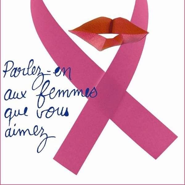Le #depistage est un geste d'amour pour soi et pour nos proches.

Le #cancer ne fait pas de pause. 
 Mesdames , faisons une pause pour la cause!
#OctobreRose