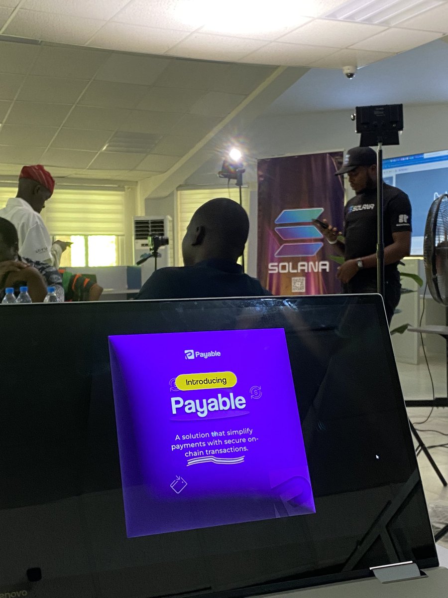 Joelpillarr's tweet photo. We’re live at @SuperteamNG Co-Hack in Kano with @Ogbuehi_M.

We’ll be pitching @ThePayable in a few minutes. https://t.co/GYcxOJz937