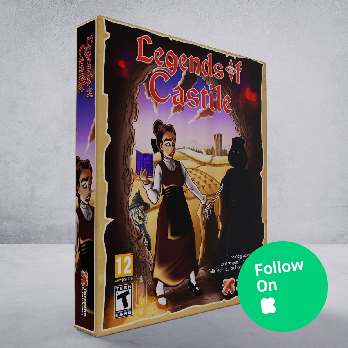 LegendsCastile's tweet image. Today is #screenshotsaturday, and we're preparing some rewards for our Kickstarter campaign! 🤓🟢

Here you can see a prototype of our #bigbox!

Would you like to have it on your shelves? 📝

Follow us on Kickstarter now⏬
tiny.cc/legends-ks