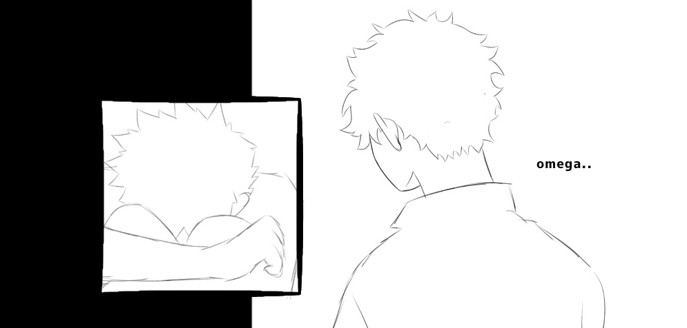 Arranged: a/b/o. wherein a/izuku got arranged into a marriage with o/katsuki.

Part 3
Izuku took a deep breath before walking up to the bedroom door, he placed a hand on the knob and slowly opened the door,his gaze immediately Falling on the still sobbing omega
"Kac-omega"