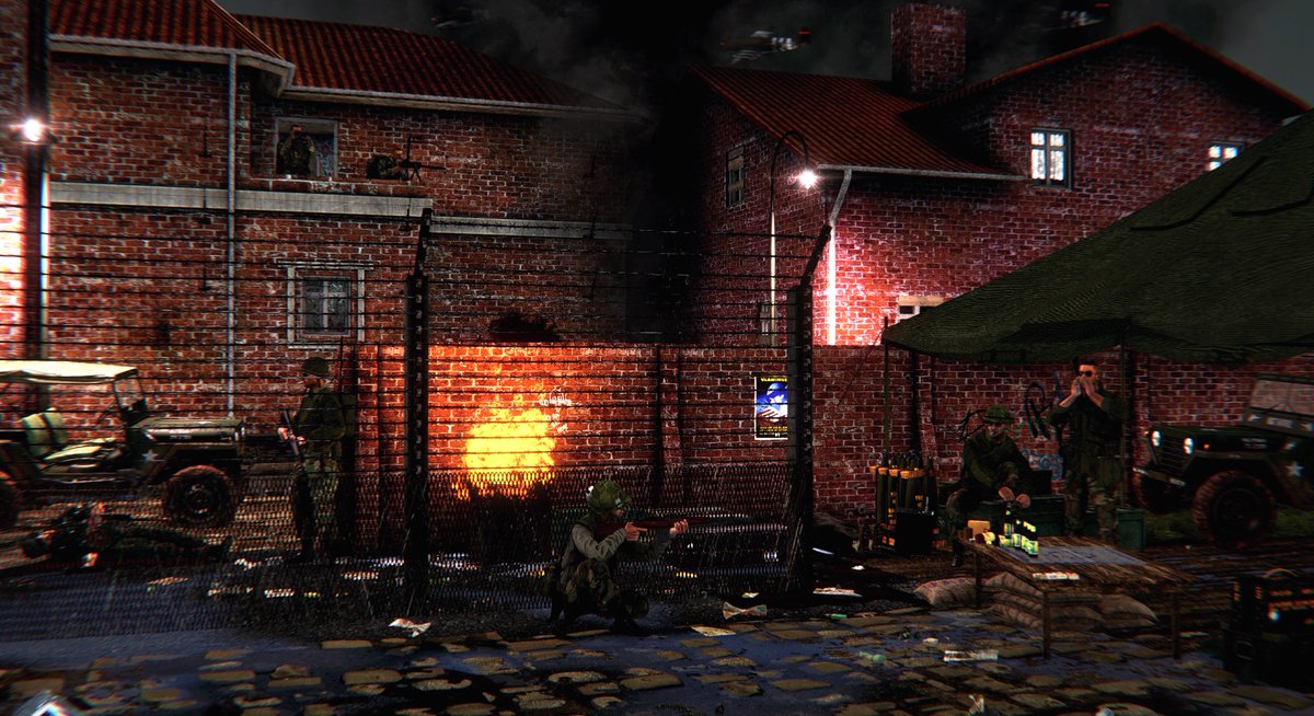 #Arma3
US Troops, Relaxing after firefight
1940s, Germany