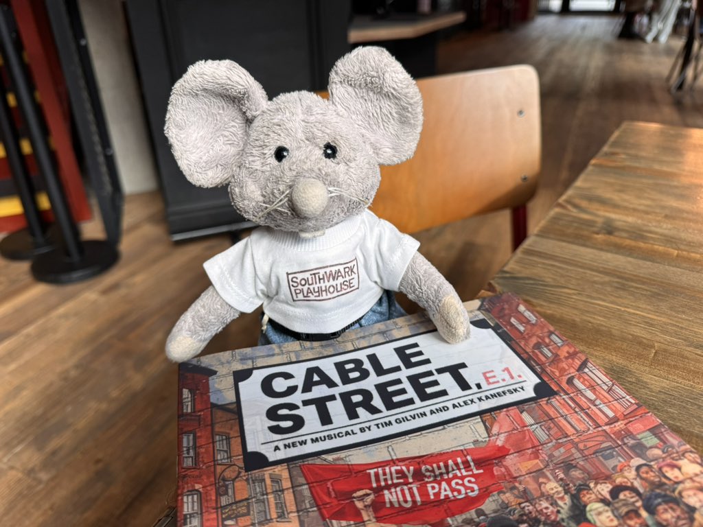 whiskersmouse's tweet photo. Missed Cable Street on its first run as it sold out faster than cheese at a mouse convention! Looking forward to catching it today. Feels unsettlingly relevant right now.
@swkplay #cablestmusical https://t.co/goBhGtlAiV