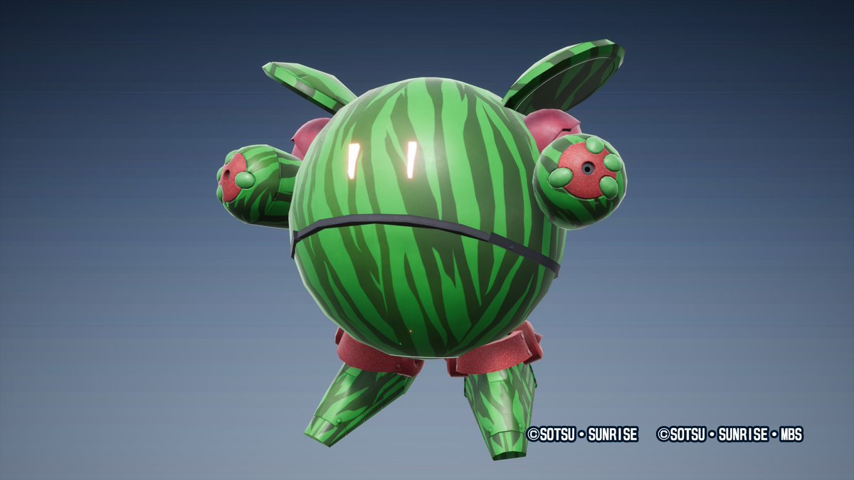 NYTJ333's tweet photo. Haro Melons
#GB4 #gundam #gundambreaker  #ガンダムブレイカー4 #ガンブレ4 https://t.co/UonzB4aH33