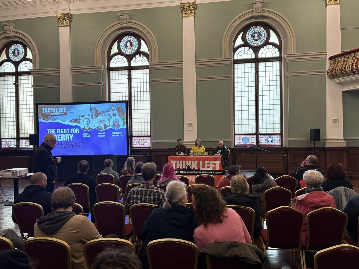‘I wrote my book to show that Derry must not be treated like a second class city’ 
A Scandal in Plain Sight author <a href="/GAHargan/">Garrett Hargan</a> tells today’s Think Left conference at St Columb’s Hall.