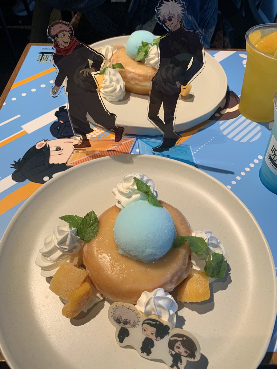 夏油傑 ,五条悟 「南瓜さんと行ってきました!!呪専ごゆしたり5サンドしたりして遊んだ」|なめ太郎◎5/31インテ3号館せ03aのイラスト