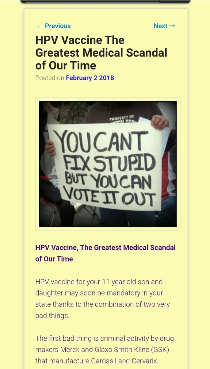The challenge with Nigeria and Nigerians na say we like follow follow with copy and paste! Must we do everything the western world promotes! For those who because of money have sold their conscience, God will judge you! #HPVVaccineKills , see proofs!