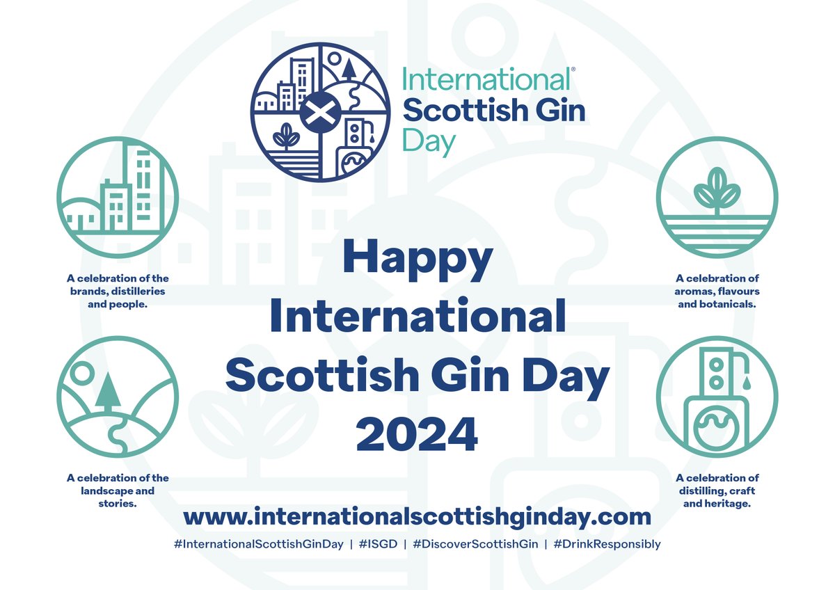 Happy International Scottish Gin Day 2024

A celebration of the brands, distilleries and people.

A celebration of the landscape and stories.

A celebration of aromas, flavours and botanicals.

A celebration of distilling, craft and heritage.

#ISGD | #DiscoverScottishGin