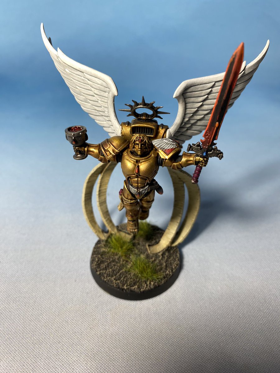 warmaster_tpm's tweet photo. What a joy to work on these new models for the #bloodangels.  Games Workshop was kind enough to send these in advance.  You can preorder them today.  #adwip #gamesworkshop #WarhammerComminity very fun to paint. I think these will be auto includes. https://t.co/zbNC20tMCs