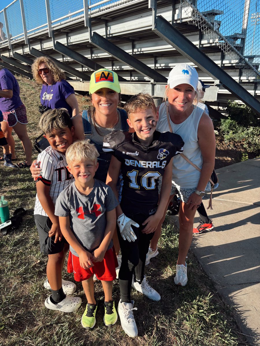 Every Saturday we find a game to go to. 

This week was a Generals Football game. Love watching our kids do what they love.