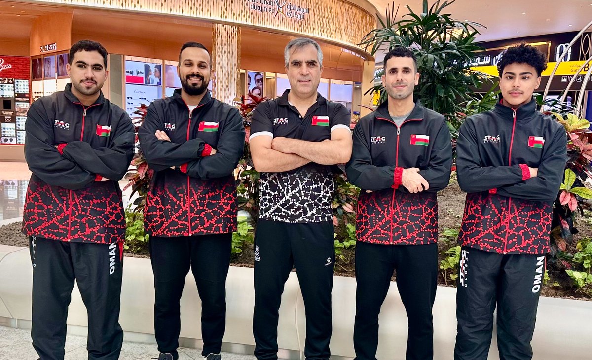 OmanTabletennis's tweet photo. ✨غادرت اليوم بعثة منتخبنا الوطني لكرة الطاولة متوجهة الى كازاخستان؛ وذلك للمشاركة بمنافسات البطولة الآسيوية لكرة الطاولة والتي تنطلق منافساتها بعد غدٍ الأثنين ولغاية يوم الأحد المقبل.
 كل التوفيق لنجوم منتخبنا الوطني في مشوارهم بالمنافسات الاسيوية  📷 https://t.co/WMfqosQet8