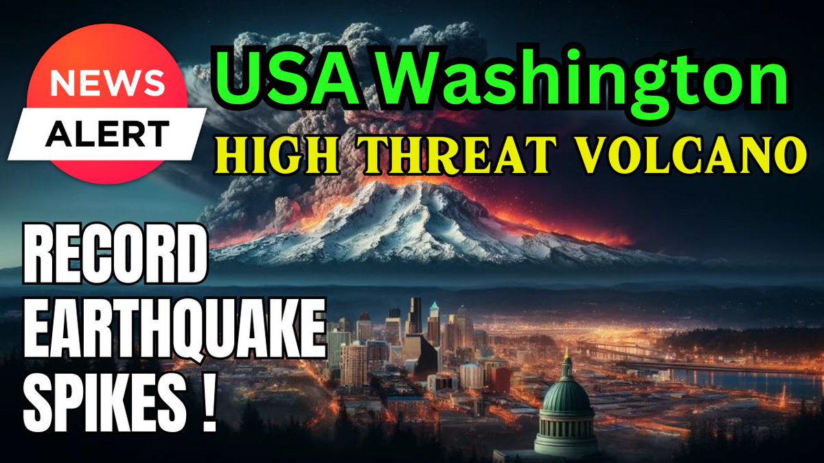 DZug08's tweet photo. Could America’s Next Big Eruption Happen at Mount Adams? Six Earthquakes Reported in Washington ! VIDEO HERE: https://t.co/hopEi2ojic #Volcano #MountAdams #Earthquake #MtRainier https://t.co/gXxtGde9kh