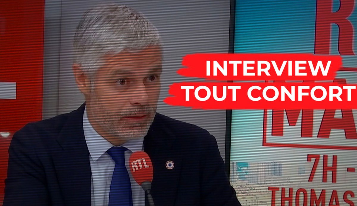 [GRATUIT] Quand Laurent Wauquiez critique le gaspillage d'argent public sur RTL, alors qu'il en est lui même professionnel, on s'attendrait à ce que Thomas Sotto rebondisse... mais non. L'abonnement à Mediapart du journaliste a-t-il expiré ?  buff.ly/4gRhJp4