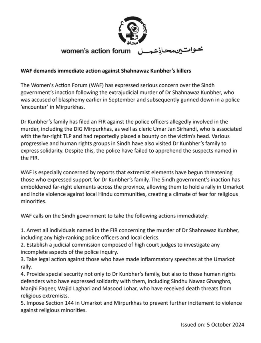 Women's Action Forum - Lahore tweet media