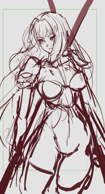 スカサハ 大大らふ……たぶん描きなおす 