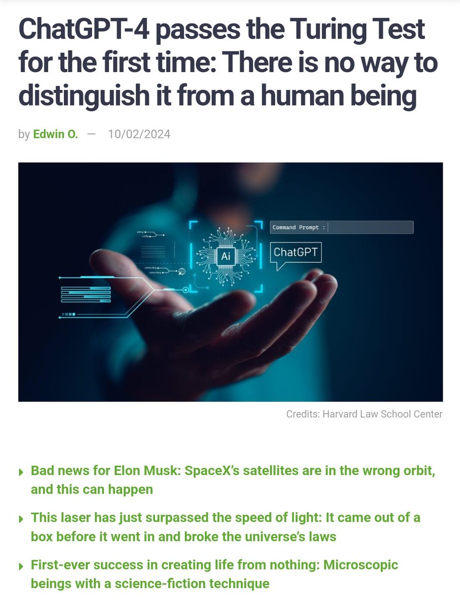 Becoming_Muslim's tweet photo. Oh, probably nothing π₯Έ
https://t.co/9DMMZUZSn6
"Now capable of thinking, talking, and interacting like humans, we must carefully consider how these technologies will be integrated into our daily lives."
#ai #technology #ChatGPT #DegenTimes https://t.co/J7U1dw4vIv