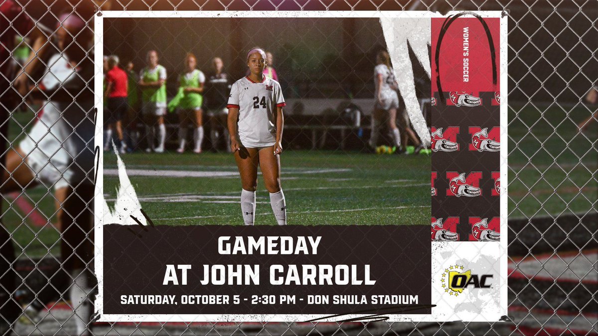 Muskingum Athletics (@fightingmuskies) on Twitter photo 🚨GAMEDAY🚨
⚽<a href="/MuskieWSoccer/">MuskieWSoccer</a>⚽
⏰: 2:30 PM
🆚: John Carroll
📍: Don Shula Stadium - University Heights, Ohio
📊: buff.ly/3sdCiY9
📺: buff.ly/40bWlTG
#DefendTheM
<a href="/brandonhannahs/">Brandon Hannahs</a> <a href="/WHIZscores/">WHIZ Sports</a> <a href="/Orbit907News/">Orbit Media</a> <a href="/DresdenBuzz/">dresdenbuzz</a> <a href="/AVCSCORES/">AVC Sports</a> <a href="/OHAthleticConf/">Ohio Athletic Conference</a> 🚨GAMEDAY🚨
⚽<a href="/MuskieWSoccer/">MuskieWSoccer</a>⚽
⏰: 2:30 PM
🆚: John Carroll
📍: Don Shula Stadium - University Heights, Ohio
📊: buff.ly/3sdCiY9
📺: buff.ly/40bWlTG
#DefendTheM
<a href="/brandonhannahs/">Brandon Hannahs</a> <a href="/WHIZscores/">WHIZ Sports</a> <a href="/Orbit907News/">Orbit Media</a> <a href="/DresdenBuzz/">dresdenbuzz</a> <a href="/AVCSCORES/">AVC Sports</a> <a href="/OHAthleticConf/">Ohio Athletic Conference</a>