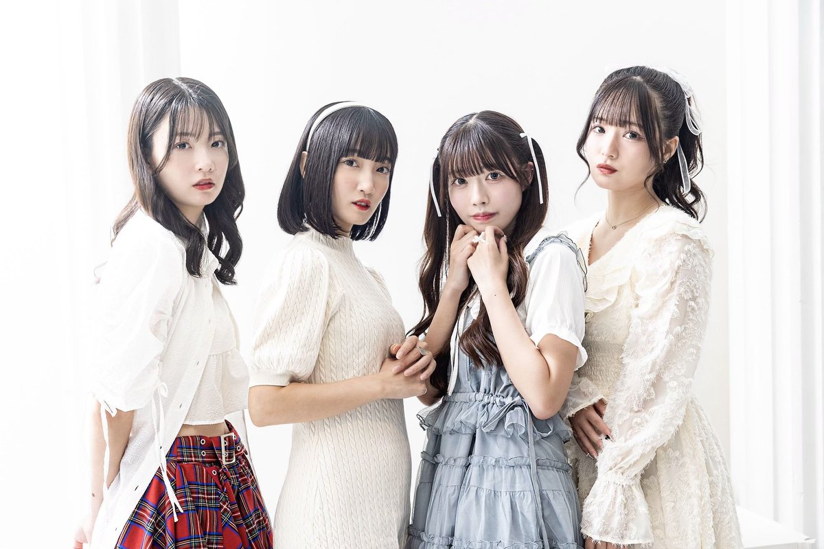 ◤New Member◢ 2024/11/25 4名加入決定。 左から上木ゆずか