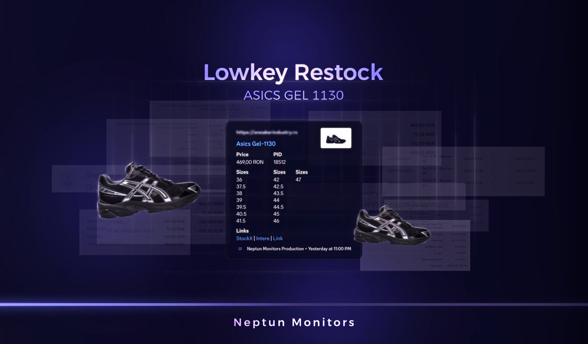 ASICS Gel 1130 Black Pure Silver
Cleared stock, your turn: discord.gg/hvdNWxVFJW