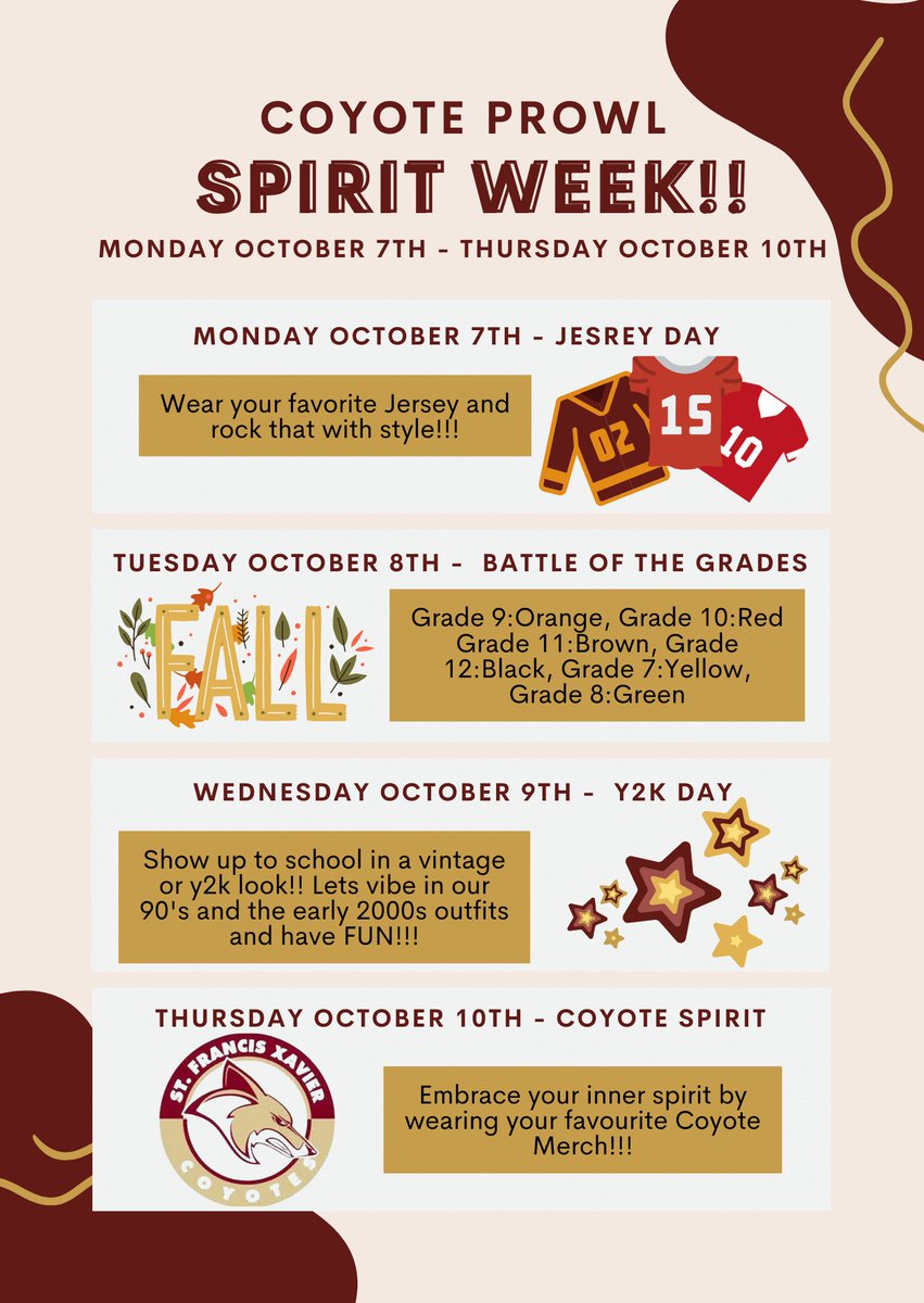 #SpiritWeek  #CoyoteProud #ocsb #ocsbBeCommunity