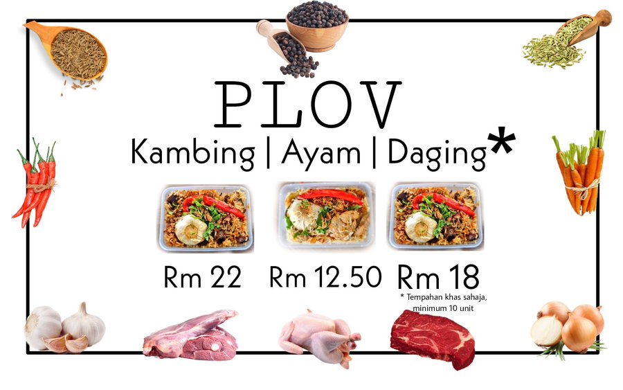 H_Bakkaniy's tweet photo. Salam geng.
Minta tolong, minta jasa baik.

Minta bantuan RT iklan ni, moga korang murah rezeki.Ini sumber utama pendapatan aku buat masa ni.

Tempahan Plov untuk bulan Oktober dah dibuka.
Boleh isi borang kat bawah. https://t.co/oLddj6Ud53